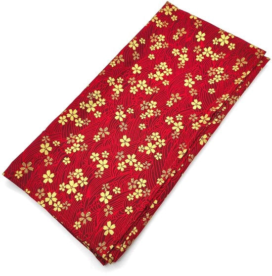 Bento-tas 70 * 70 cm con fodera in stoffa, con asciugamano da bagno (rosso)