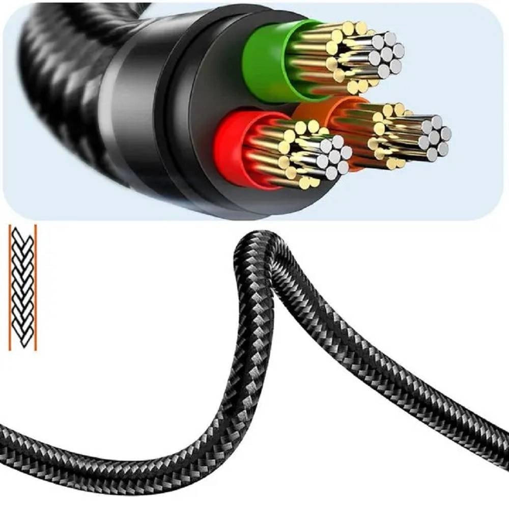 Trade Shop - Cavo Adattatore Audio Da Lightning Maschio A 2 Jack 3,5mm Femmina Cuffie Microfono Lt3538 -