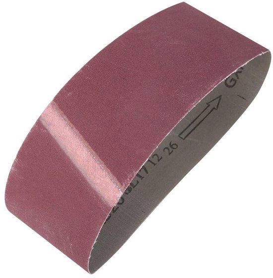 Cinture di abrasione 10 pezzi - Carta abrasiva con ossido di alluminio 457x75mm - Grana 240/320/400/600/800/1000 - Per macchina a cinta abrasiva - Migliora l'efficienza del lavoro