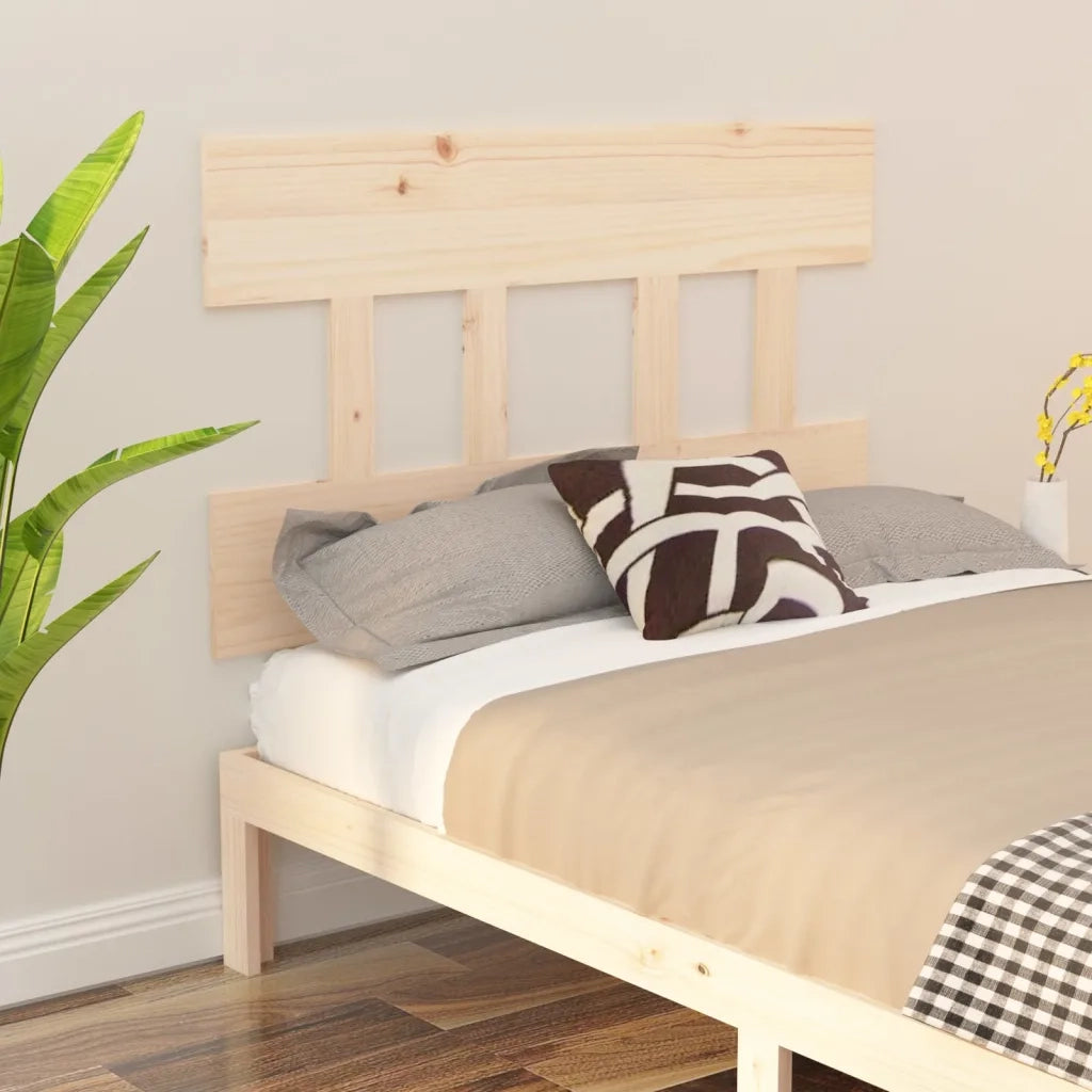 Testiera per Letto 93,5x3x81 cm in Legno Massello di Pino 819100