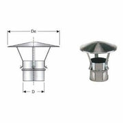 Inox mono parete aisi 316 cappel lo cinese d.130 b08wyxsl9t