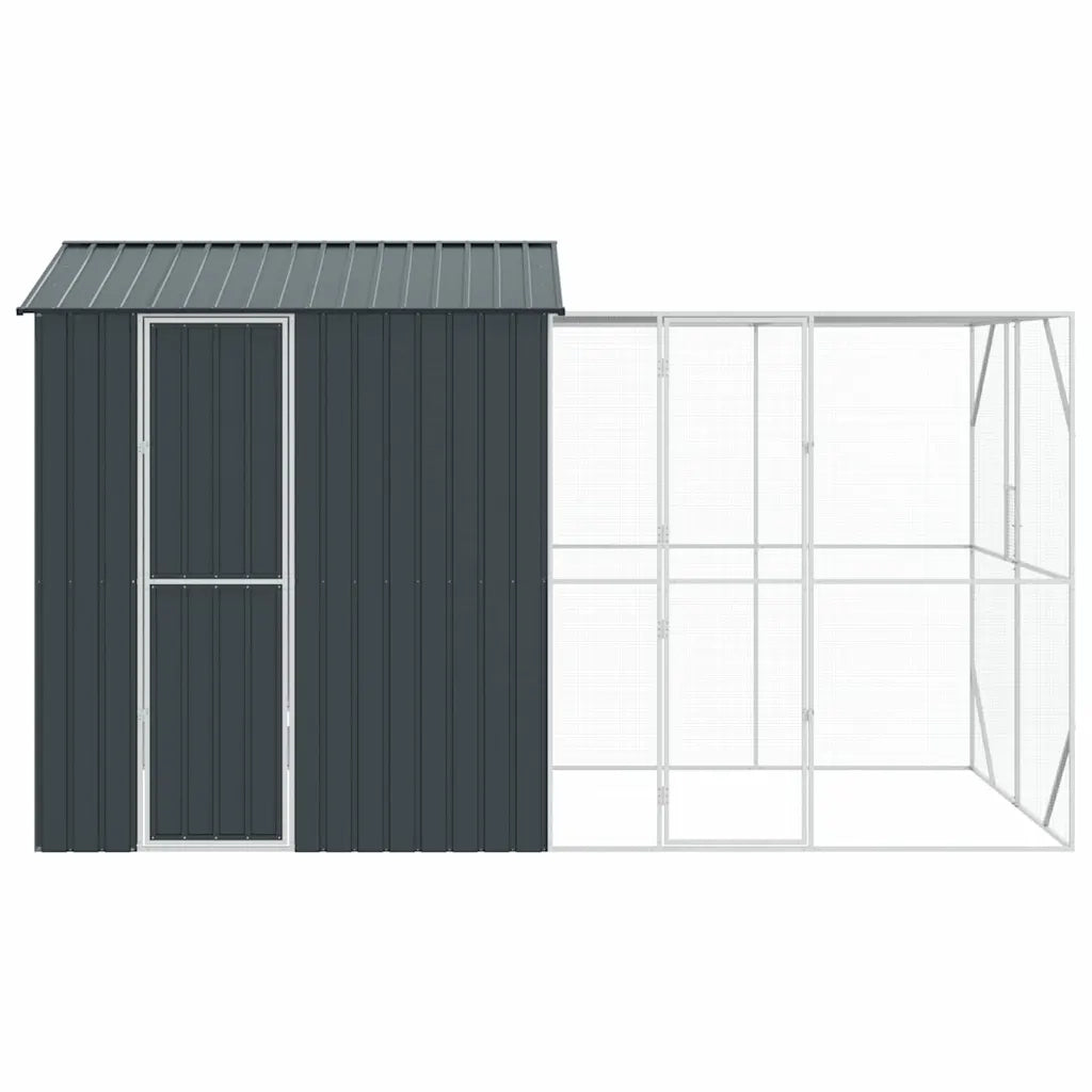 Gabbia per uccelli Antracite 418 x 210 x 247 cm Acciaio zincato 3325156