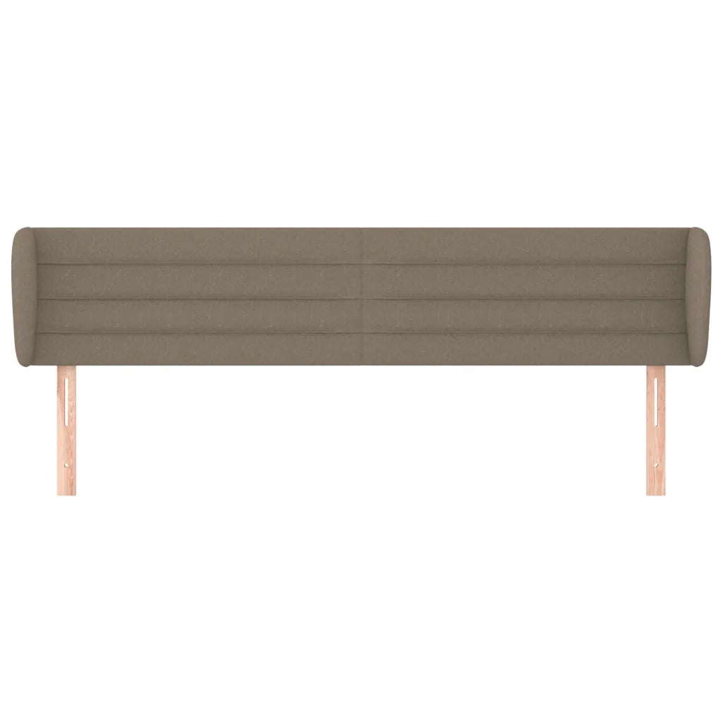 Testiera ad Orecchio Tortora 203x23x78/88 cm in Tessuto