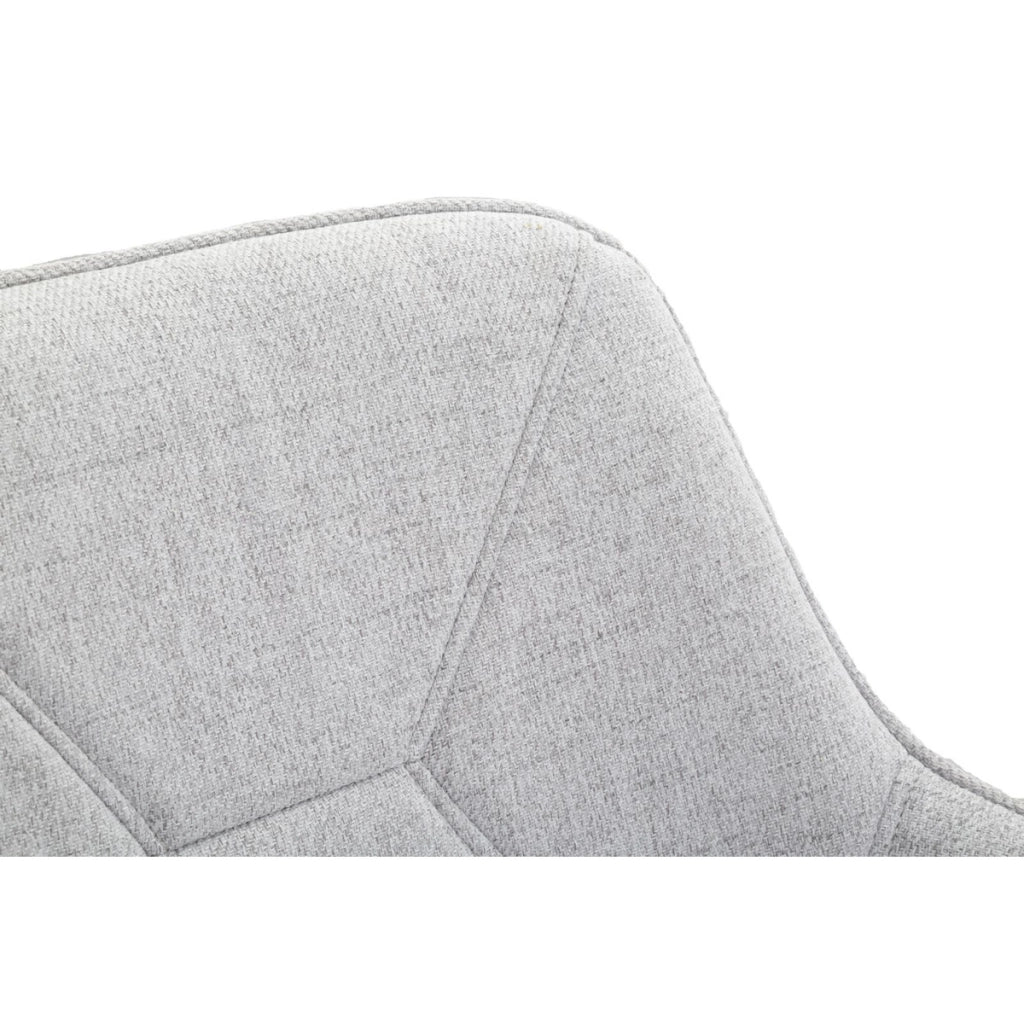 Set di 2 Sgabelli Alti VKH434, Grigio, Metallo, 55x55x109 cm