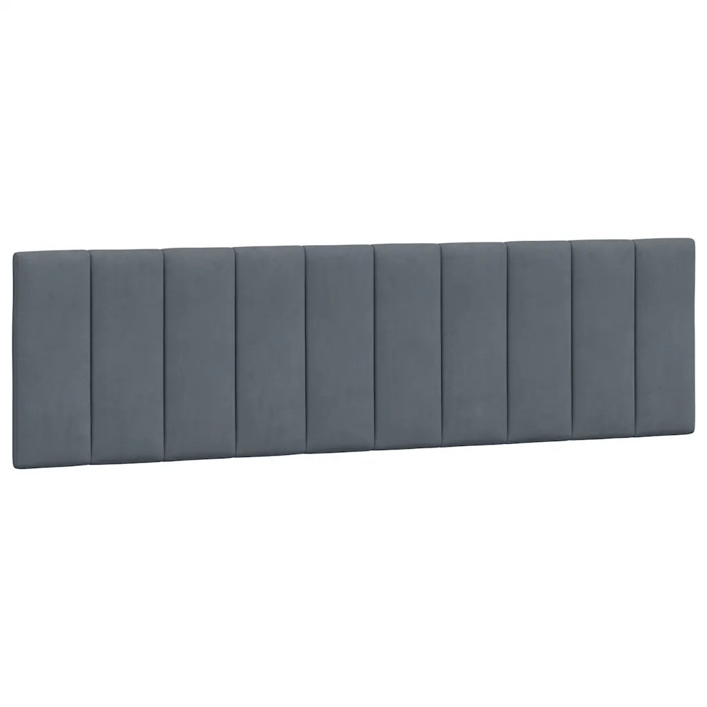 Giroletto senza Materasso Hanko Grigio Scuro 180x200 cm Velluto 3207862
