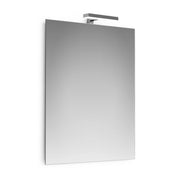 SPECCHIO A FILO  60X80 CM C/LAMPADA LED 18 CM