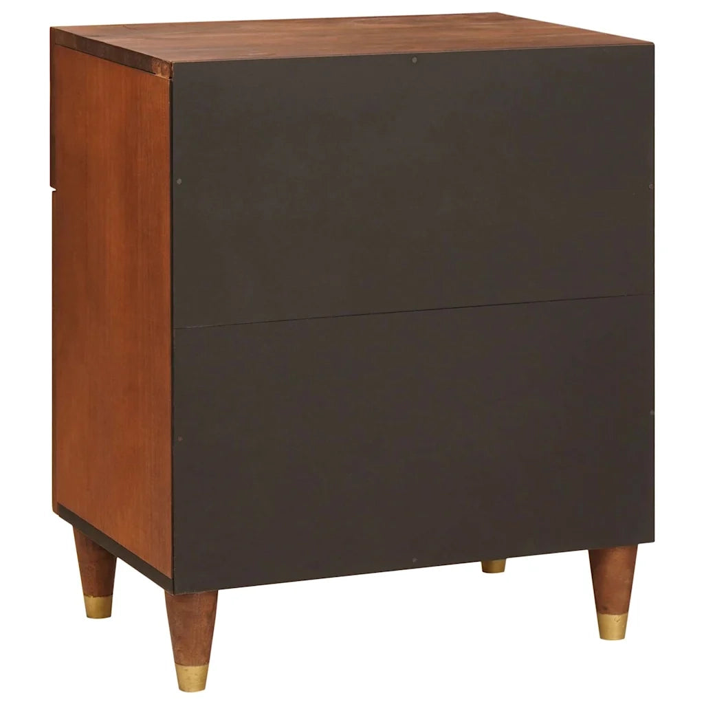 Comodini | Armadio da Notte | Mobiletto da notte con cassetto 50 x 33 x 60 cm Legno di mango massello