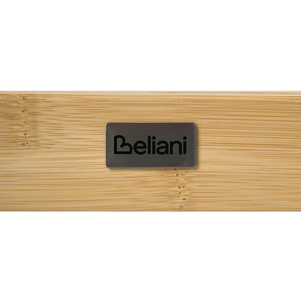 Set di 2 sedie da pranzo in legno di bambù marrone chiaro e rattan PE pieghevoli in stile boho per cucina e sala da pranzo