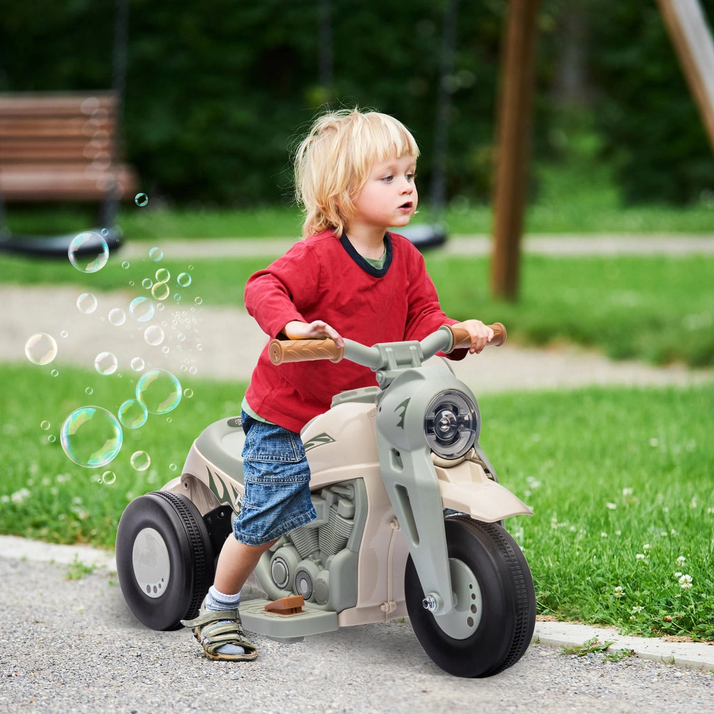 Motocicletta Elettrica per Bambini ¨C zephmum ¨C 6V con Musica e Bolle