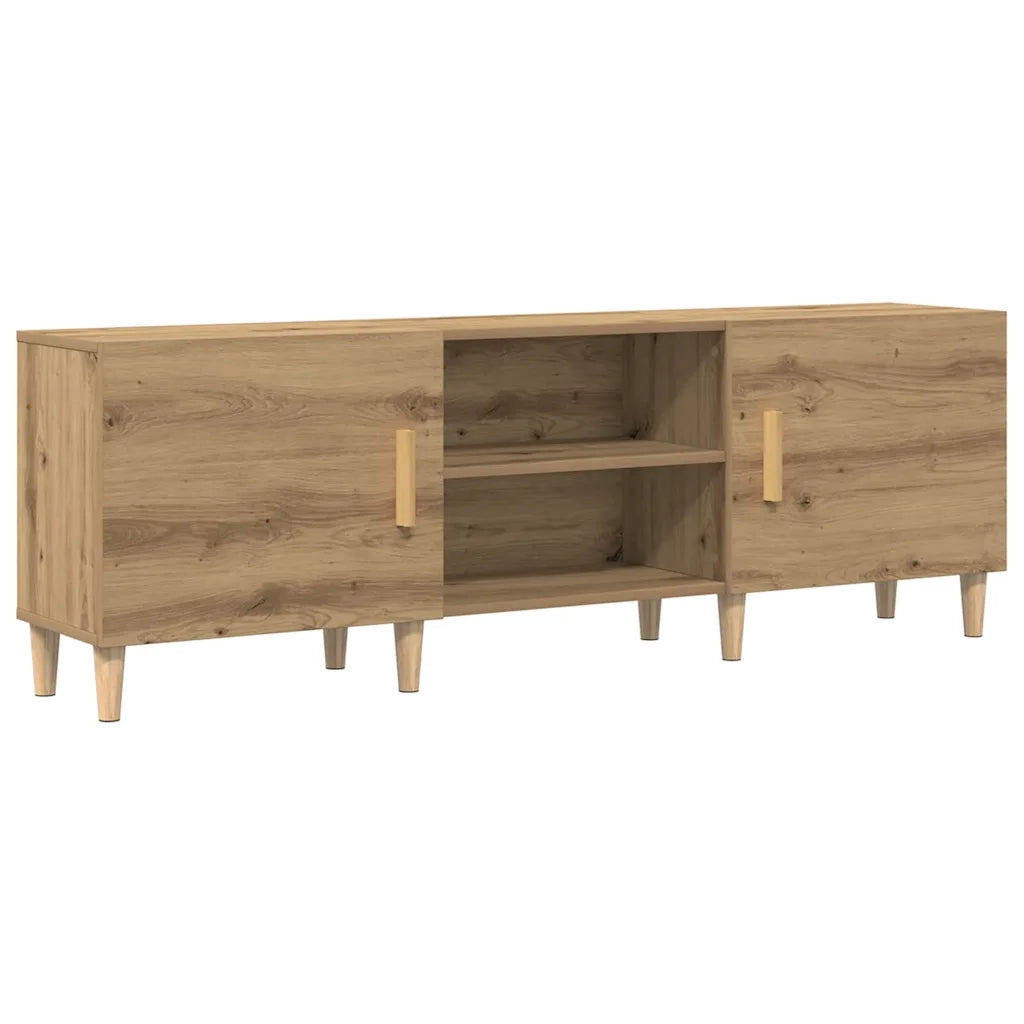 Mobile TV-Credenza per TV-Console TV rovere artigianale 150 x 30 x 50 cm Legno multistrato 571913