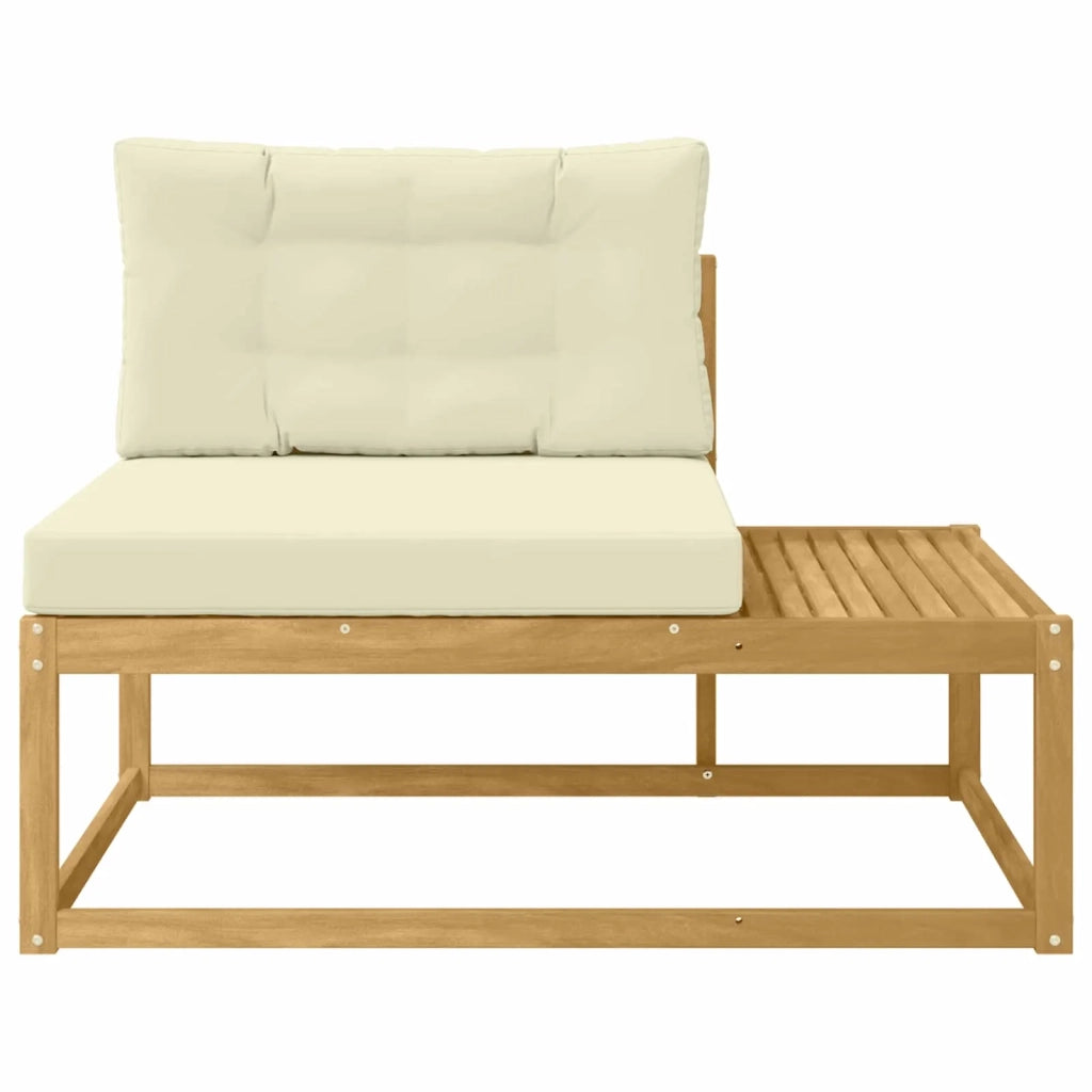 Divano da esterno-Divano da Giardino Bianco 115 x 83 x 73 cm Poliestere 831305