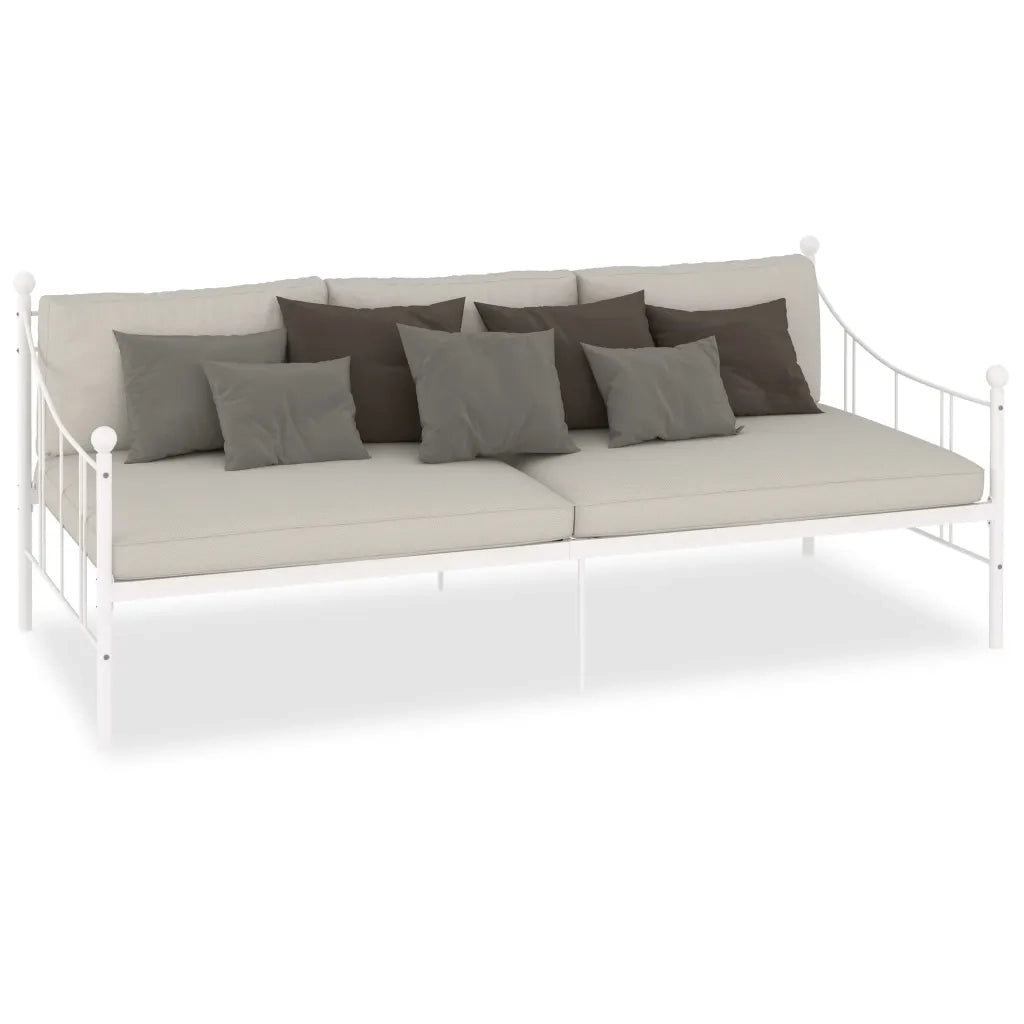Telaio Divano letto | Sof¨¤ letto | Letto singolo Bianco in Metallo 90x200 cm