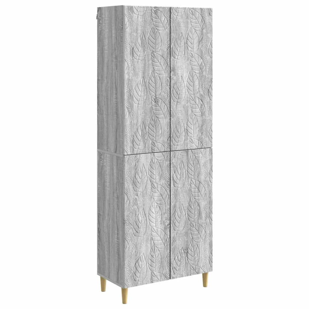 Set di armadi 2 pcs Sonoma grigio Legno ingegnerizzato 3416706