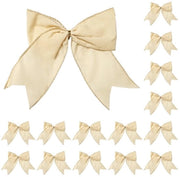 Decorazioni di Natale a forma di strippa - 15 pezzi - Striscia di 15 cm in seta - Decorazione di albero di Natale - Confezione regalo - Accessori di Natale - Cavo flessibile - Decorazione di Natale