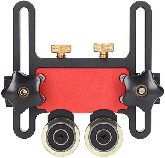 Accessori per tavolo in lega di alluminio - Tavolo con ruote in PU flessibili - Supporto per tavolo con rail guida - Assorbimento shock - Resistente all'ossidazione