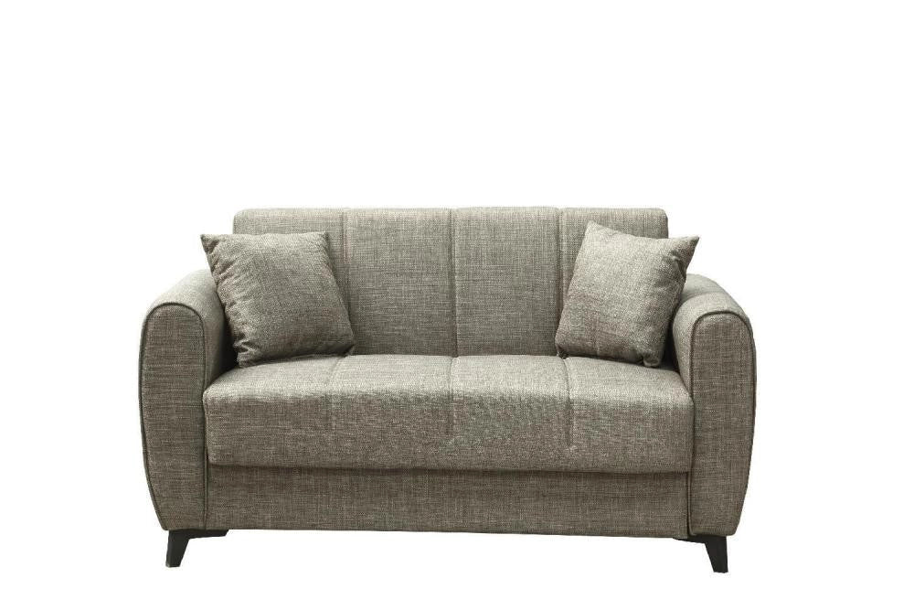 Divano 2 Posti Contenitore cm. 149x78x78 Tessuto Delhi Mina