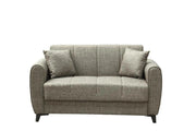 Divano 2 Posti Contenitore cm. 149x78x78 Tessuto Delhi Mina