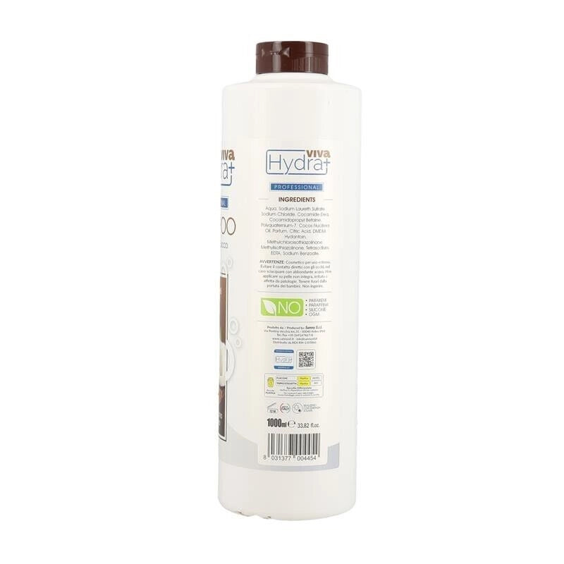 KIT SET 4 PZ HYDRA VIVA SHAMPOO CRESPI CON OLIO DI COCCO FORMATO 1 LT ANALLERGIC
