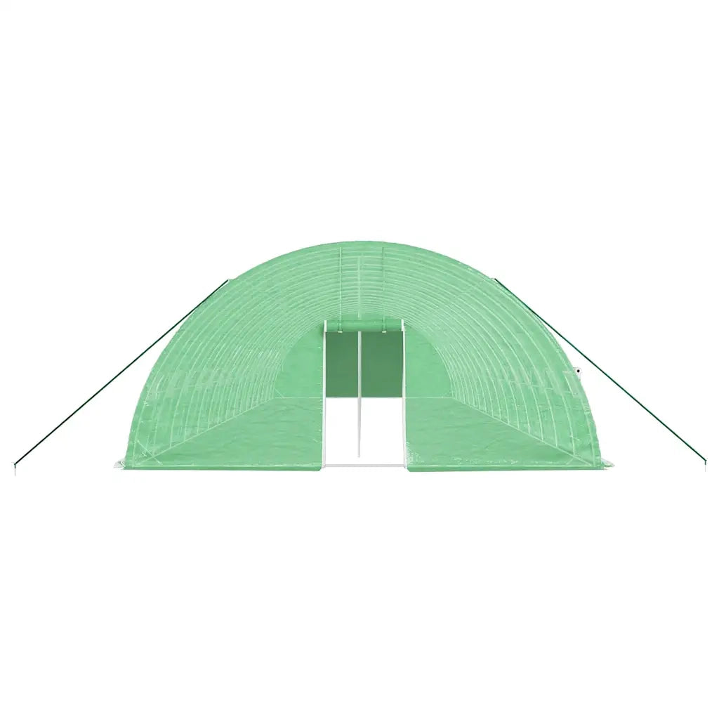 Serra con Telaio in Acciaio Verde 96 mÂ² 16x6x2,85 m