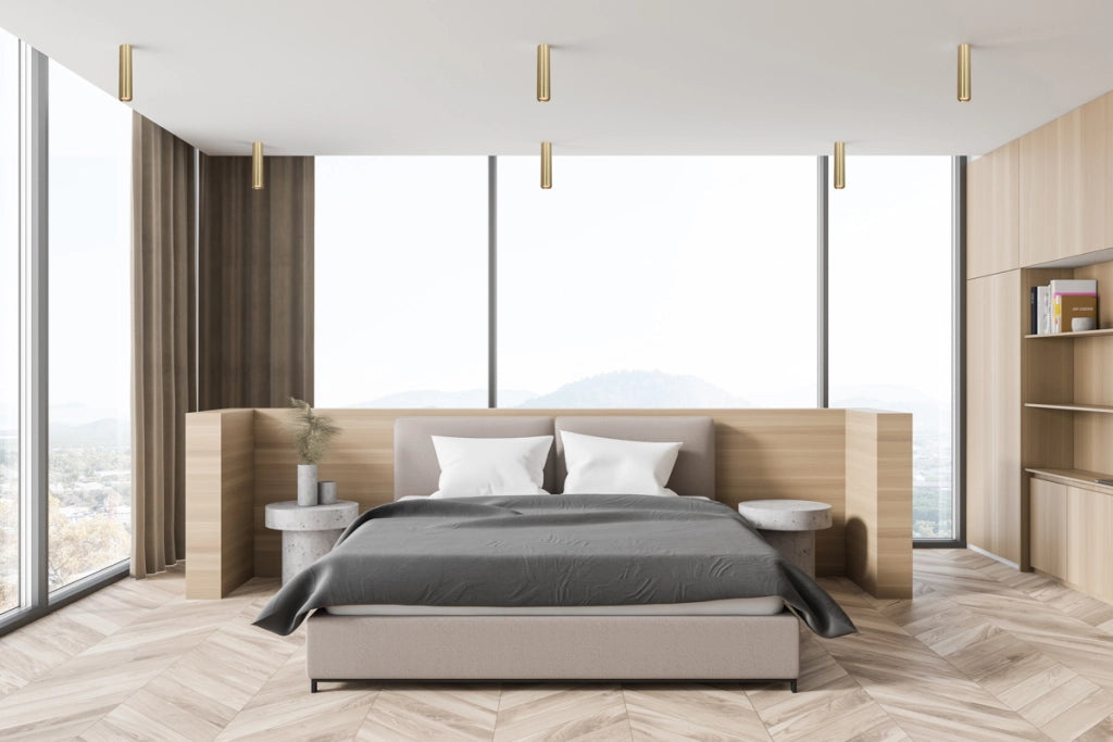Spot soffitto moderno tubo oro 24cm GU10 Italux Lopus