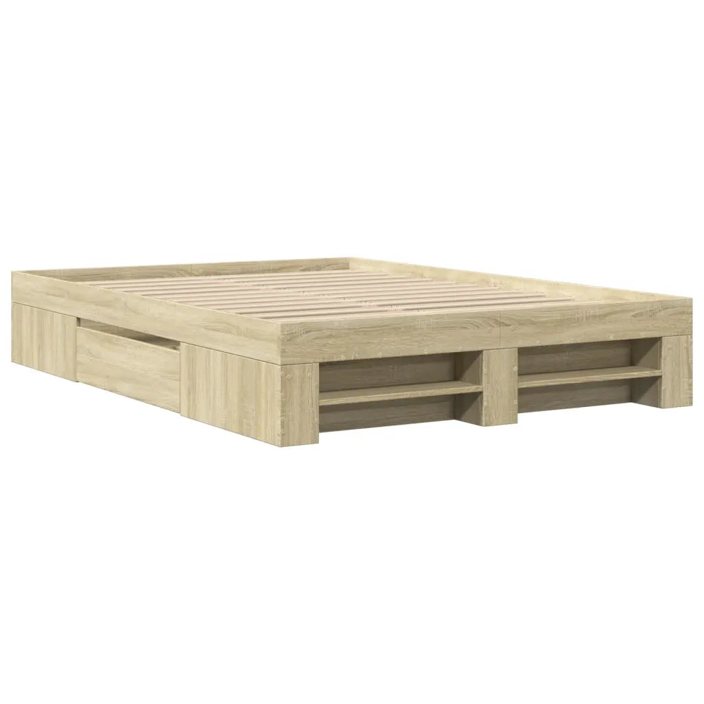 Giroletto senza Materasso Rovere Sonoma 120x200cm in Truciolato 3295480
