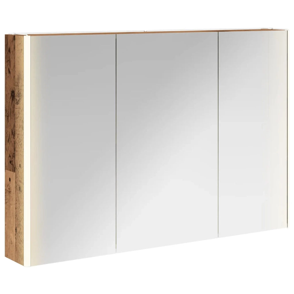 Mobiletto per specchio da bagno Legno vecchio
