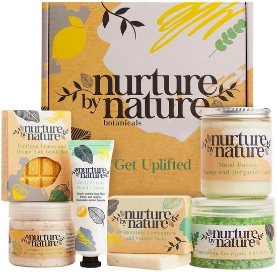 Set di bagnoschiuma regalo - Pacchetto di regalo - Set di regalo per donna - Prodotti naturali - Olio essenziale - Relax e rigenerazione