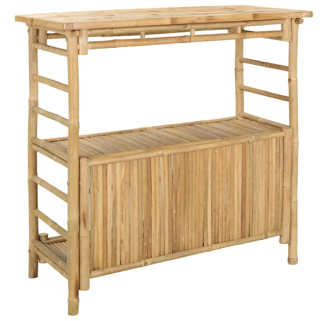 Tavolo da bar da esterno Naturale 110 x 50 x 105 cm Bambù 42028063