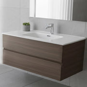 Lavabo da appoggio 1 vasca in ceramica per bagno bianco lucido 101x46,5 – Modello LAV9100S