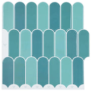 Piastrella Piuma 50 pcs Blu 30 x 30 cm Poliuretano e PET