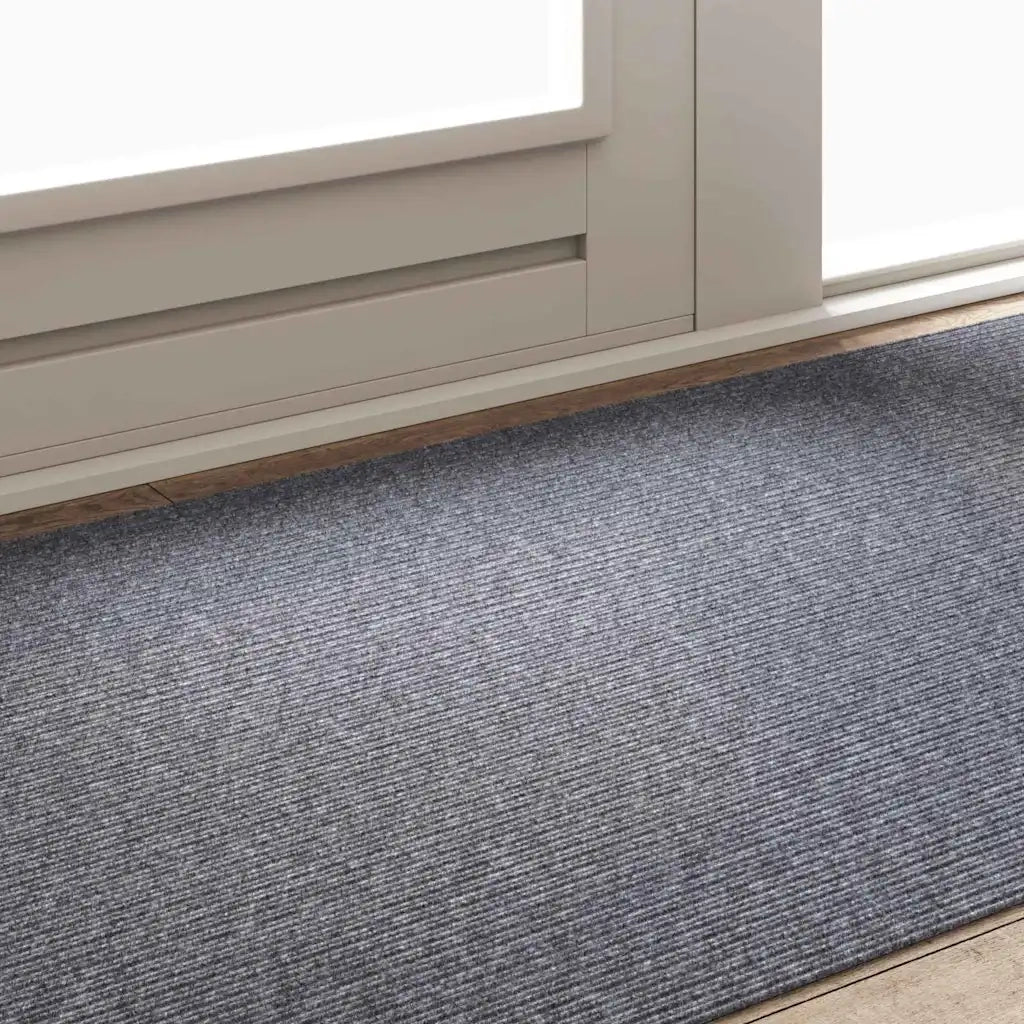 Runner in Moquette | Runner Tappeto Grigio chiaro 100 x 200 cm Tessuto