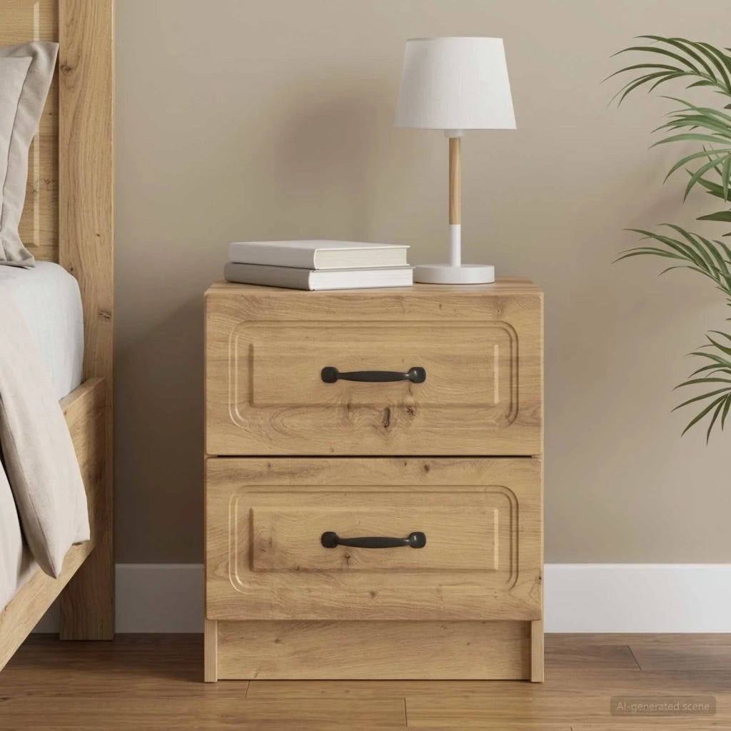 Armadio da Notte Rovere Artigianale 43 x 34,5 x 44,5 cm 895693