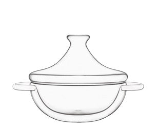 Tajine con Coperchio in Vetro Thermic Glass 18,5 cl Luigi Bormioli