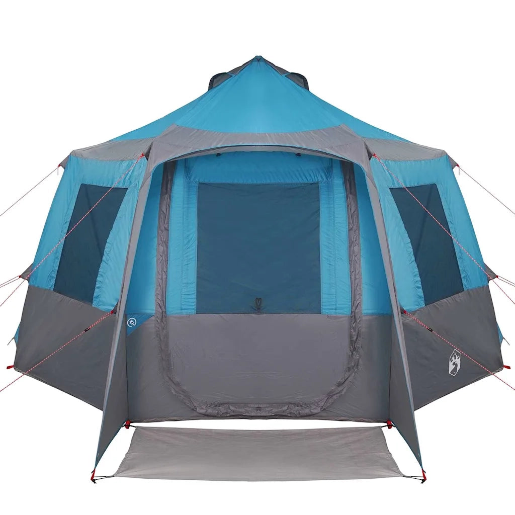 Tenda da campeggio per 12 persone con tetto Blu e Grigio