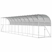 Gabbia per Polli Contro il Muro Argento 600 x 150 x 215 cm 3434724