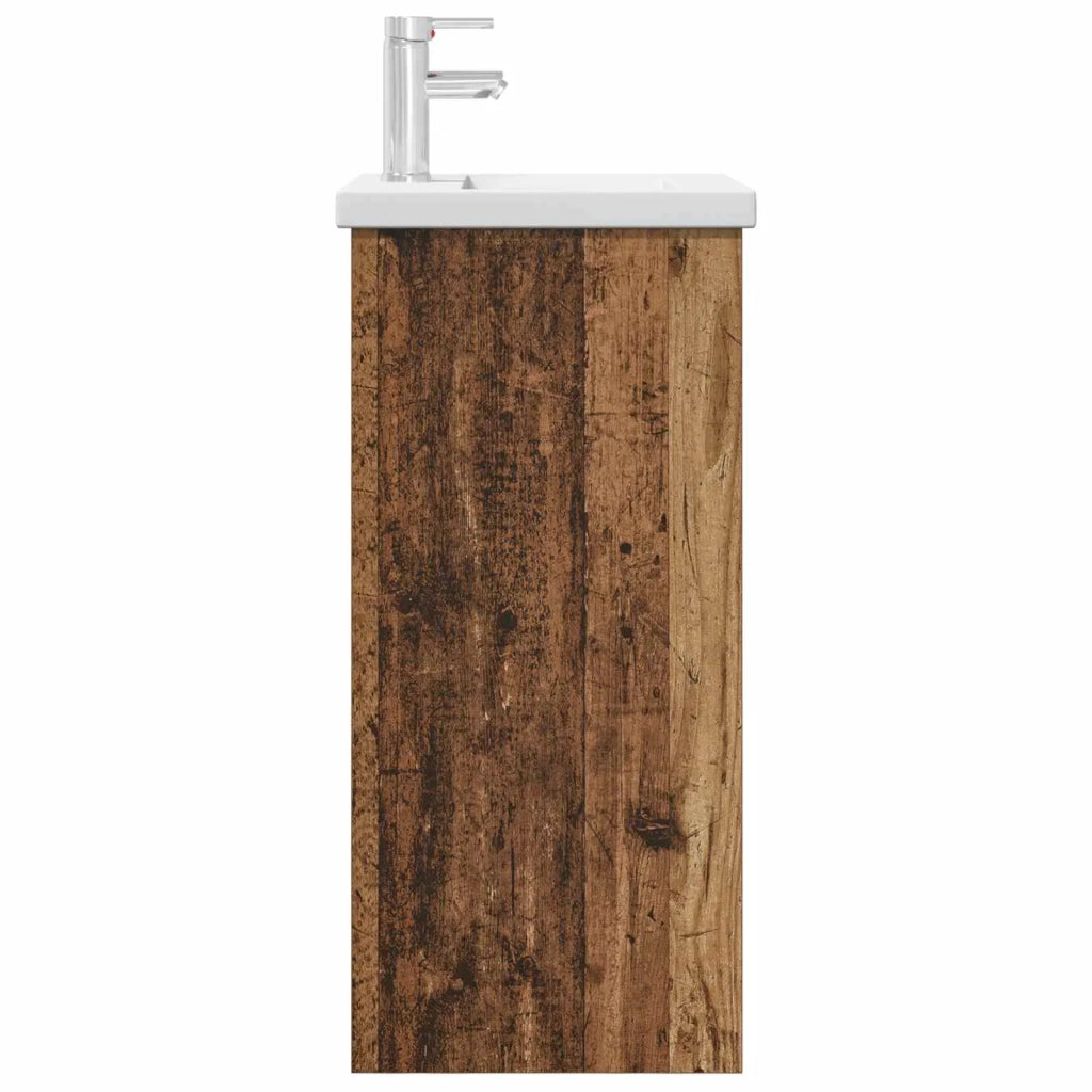 Mobile da bagno con lavabo Legno antico 42 x 40 x 84,5 cm 890774