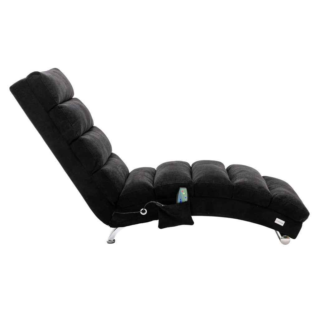 Divano Letto Relax con Vibrazione e Tasche Laterali ¨C MINIMAL ¨C Grigio