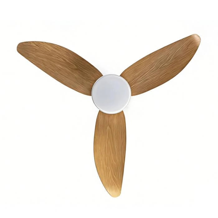 Ventilatore da soffitto 90 cm con luce LED 30W, 6 velocità, motore DC 18W, telecomando e timer - SOGO