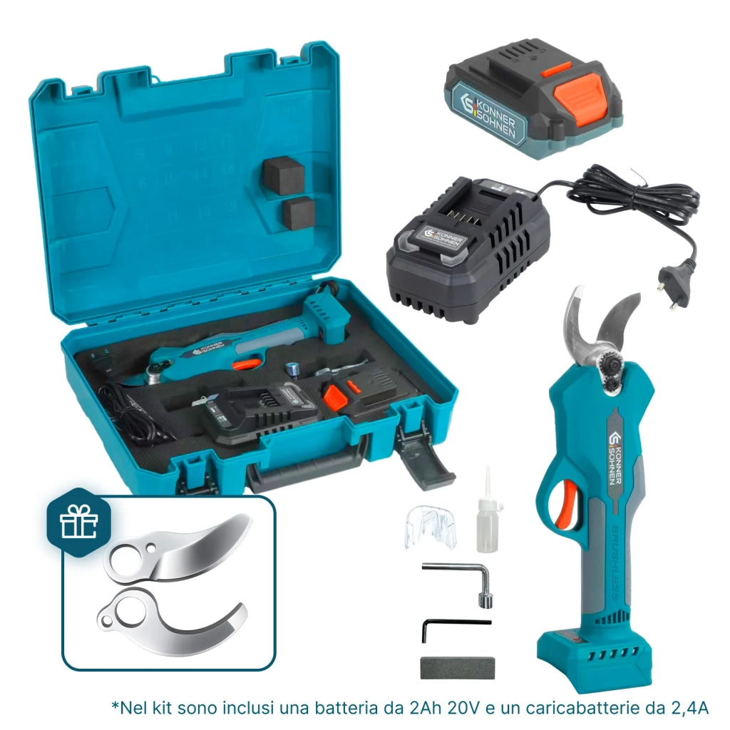 Cesoie Elettriche Senza Fili KS CPS20V-32 Case