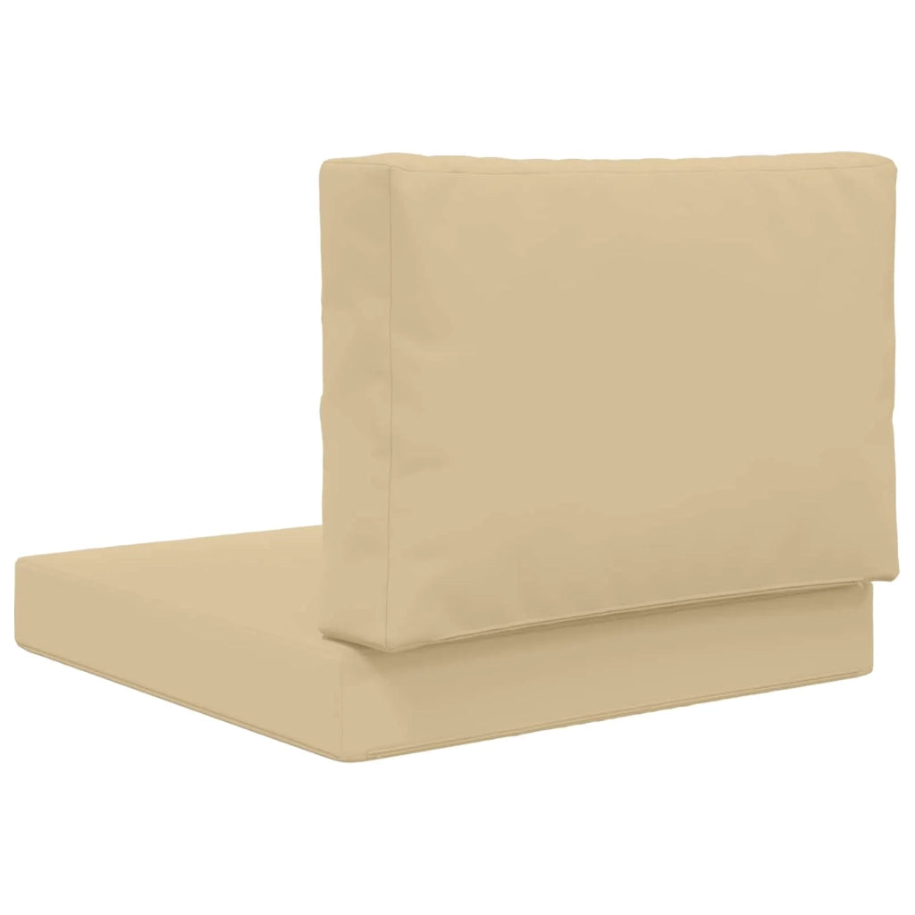 Cuscino per divano da esterno 2 pcs Beige Poliestere 900713