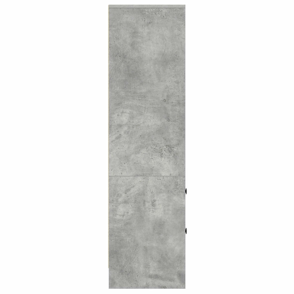 Credenza con cassetto Grigio cemento 45,5 x 34 x 127 cm 869365