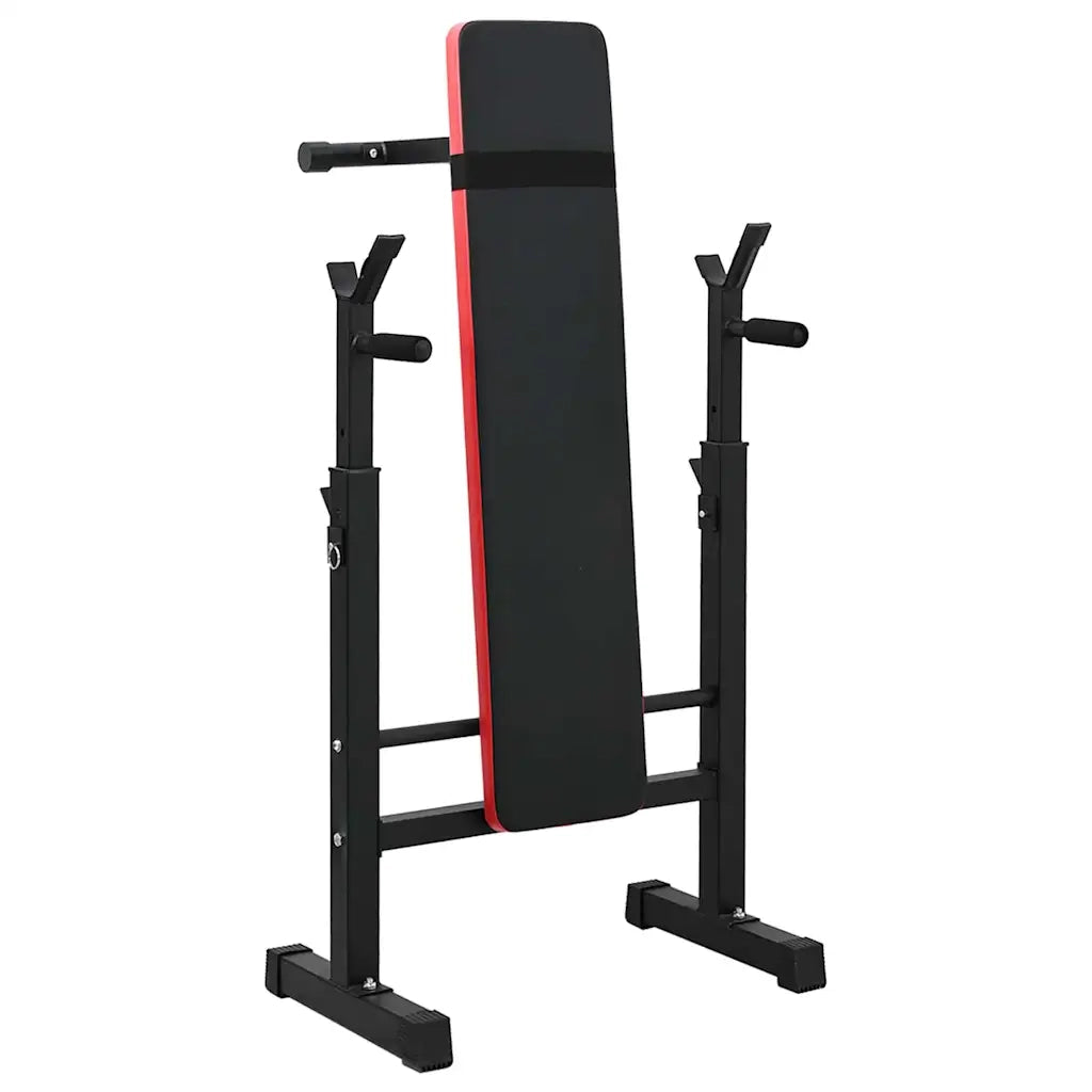 VidaXL Panca per pesi Nero 126,5 x 67 x 111 cm 42009162