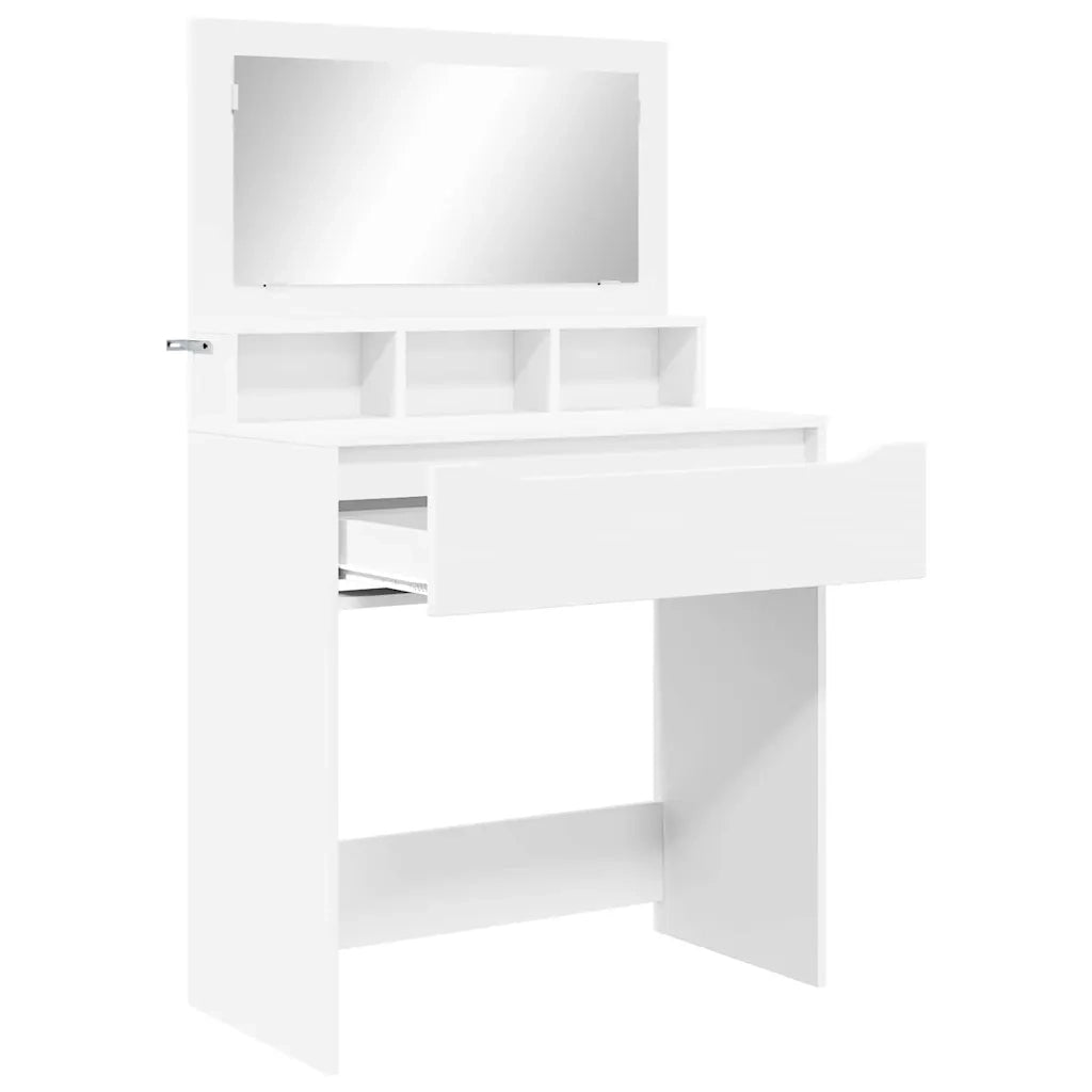 Tavoli da Trucco per Camera da Letto Bianco 80 x 39,6 x 135 cm