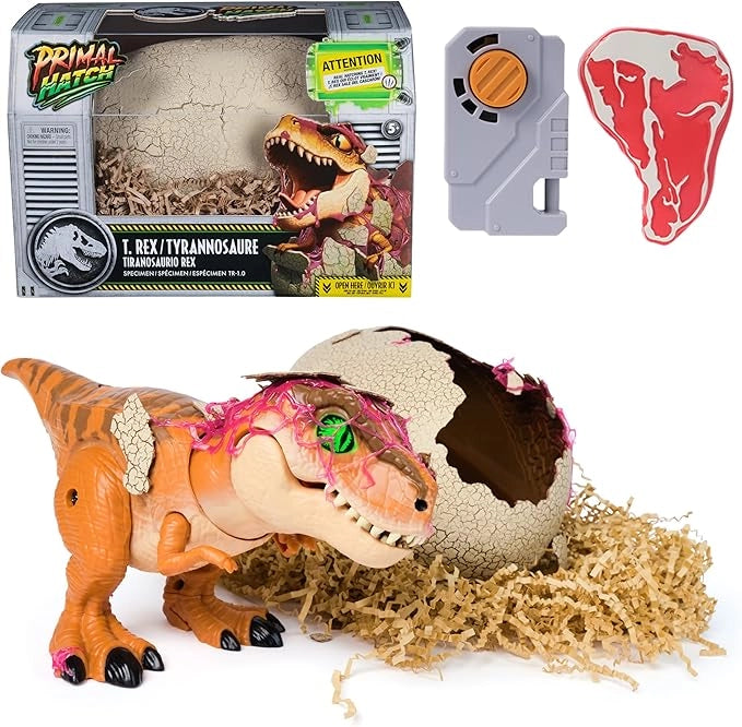 Jurassic World, Dinosauro Interattivo con Uovo, Fai Schiudere e Addestra il Tuo Cucciolo di Dinosauro con Oltre 100 Suon