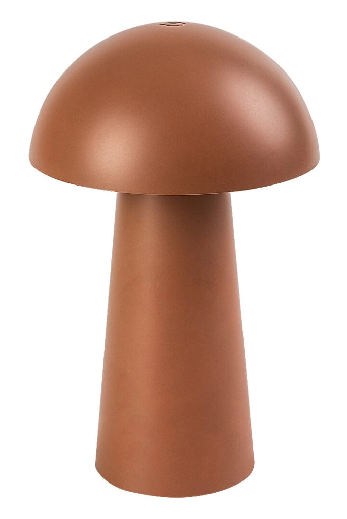 Lampada da tavolo LED fungo marrone Mireo Rabalux