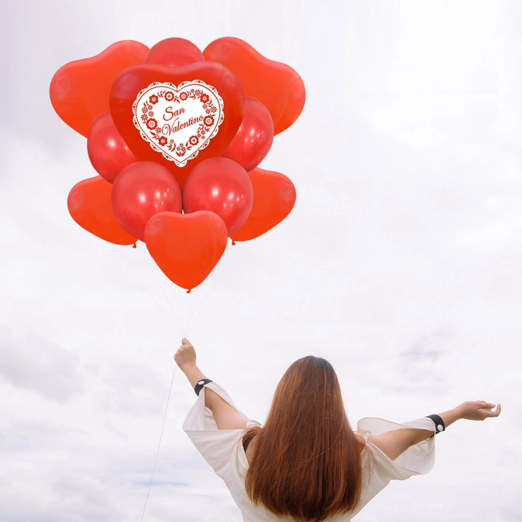 Nonsoloinformatica Bouquet Palloncini Cuore XXL 11 Pz
