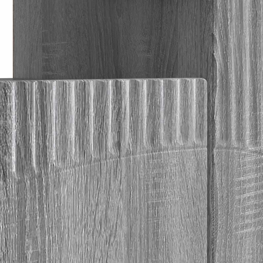 Mobile TV LED Sonoma grigio Legno ingegnerizzato 897351