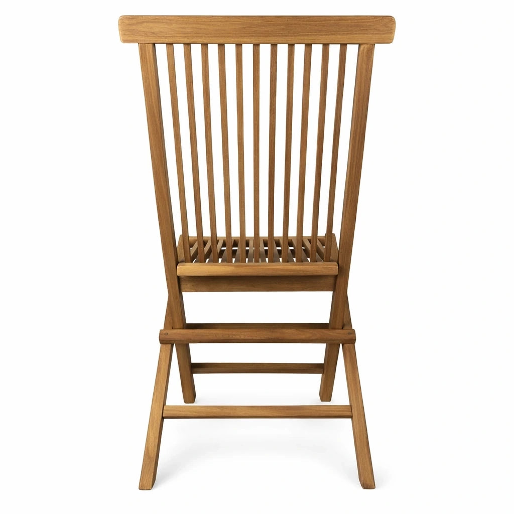 Set di 2 Sedie Pieghevoli in Teak – Pinta