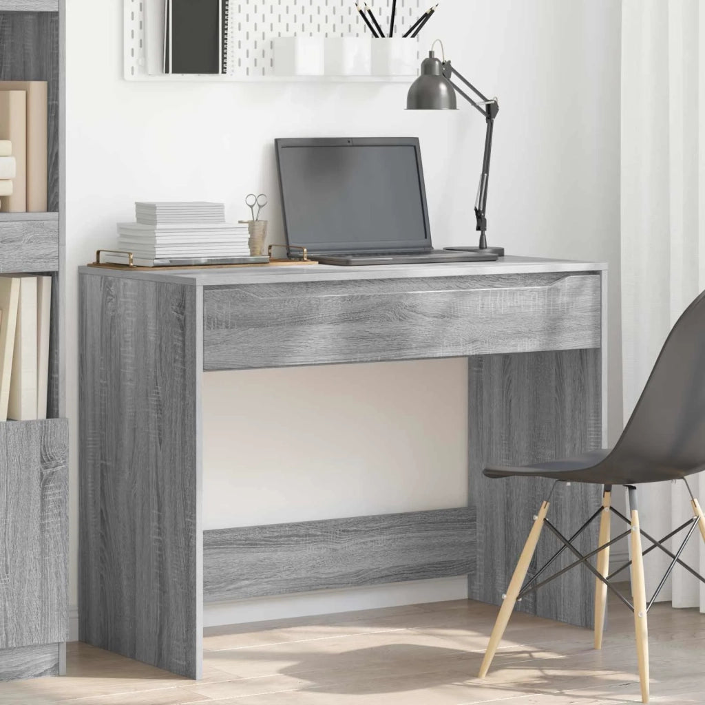 Scrivania Sonoma grigia 100 x 50 x 78 cm Legno ingegnerizzato 888943