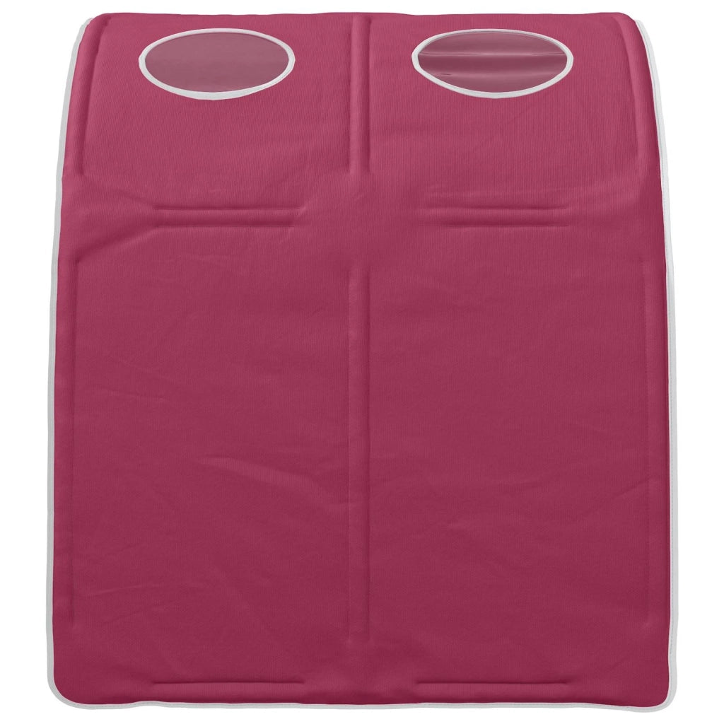 Tunnel per Letto 2 pcs Rosso 211 x 67.5 x 2 cm Poliestere 893712